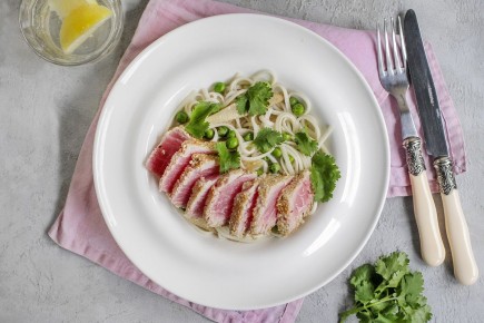 Как приготовить выдающийся удон с тунцом и мини-кукурузой