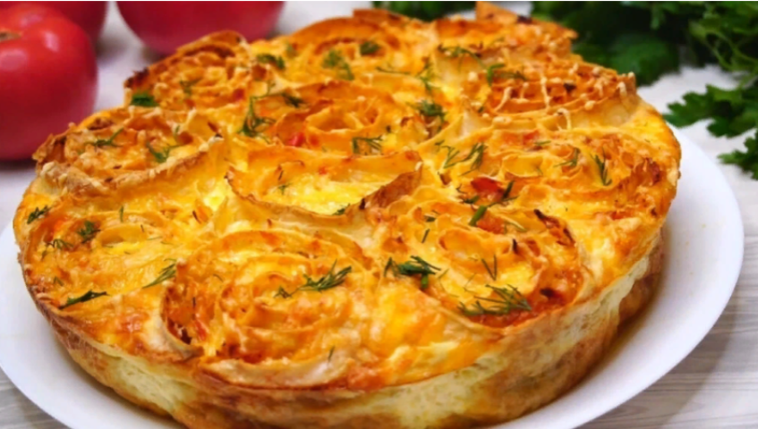 Легкий пирог из лаваша, который покорит всех