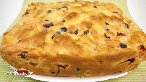 Сочный яблочный пирог на кефире: простой и быстрый рецепт