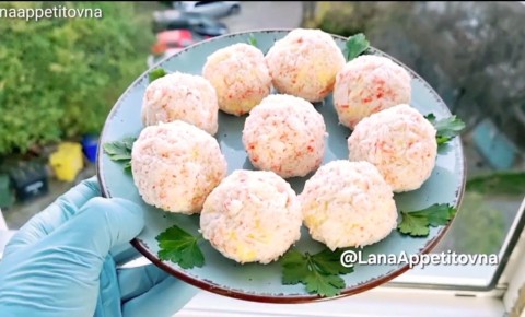 Крабовые шарики: универсальная закуска для любого стола
