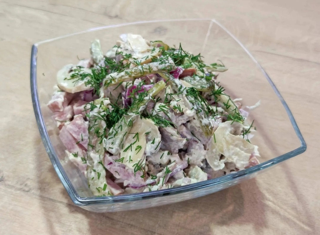 Салат из трех видов мяса: Невероятный Фаворит для вашего стола
