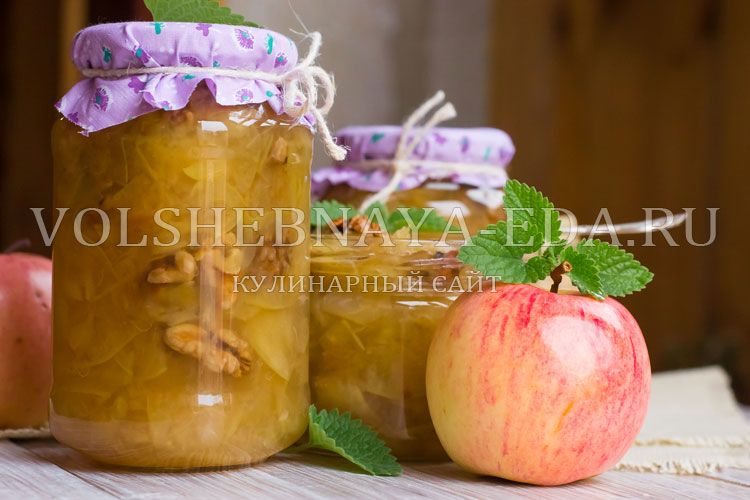 Необычное варенье из яблок с орехами: раскройте новые грани вкуса
